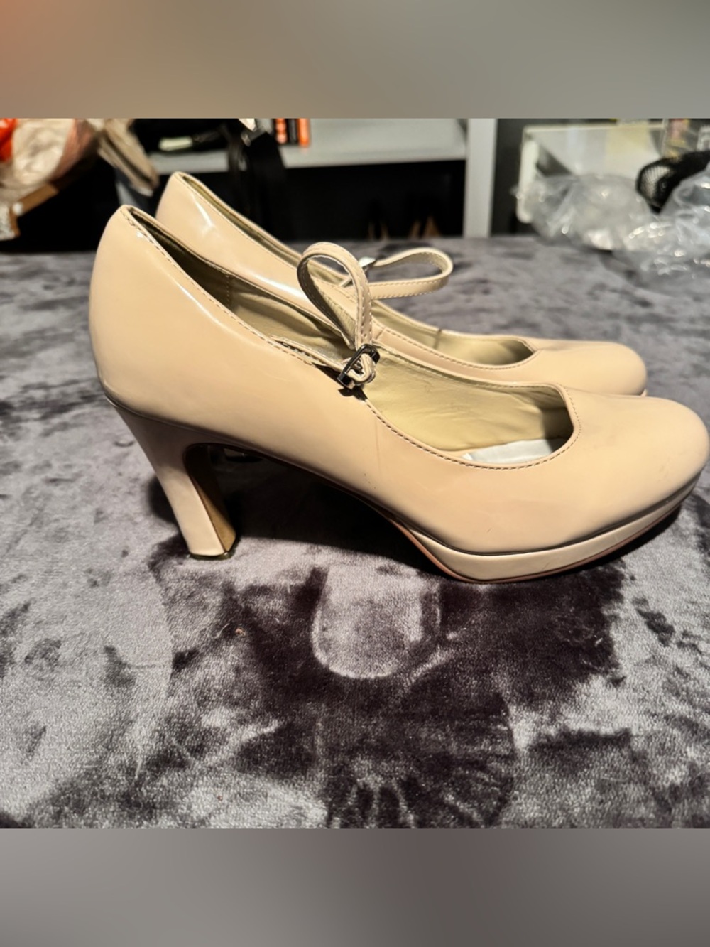 Lane Bryant - Mary Jane Platform Heel - Nude - 10W